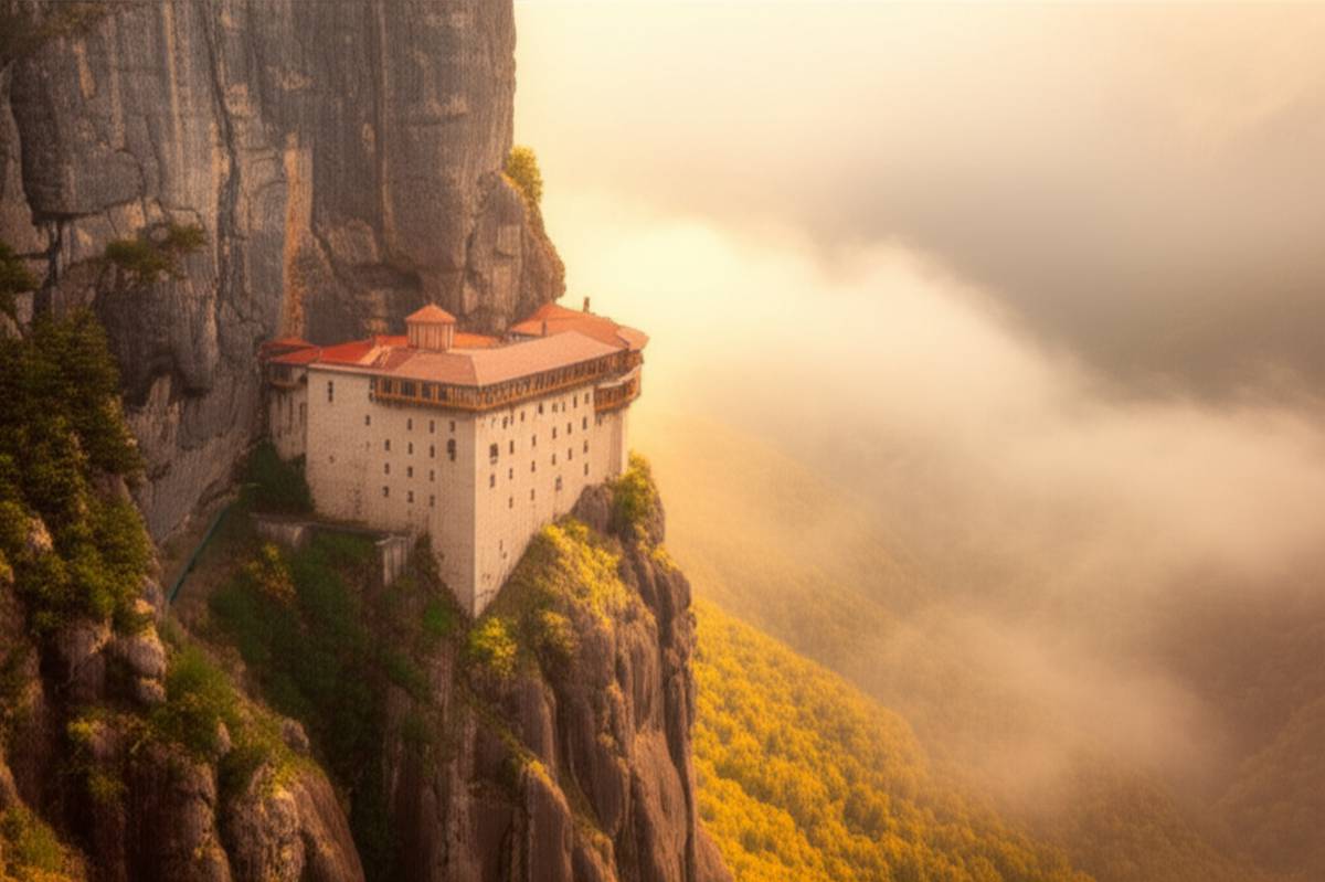 صومعه سوملا در ترکیه: گنجینه پنهان | راهنمای جامع بازدید