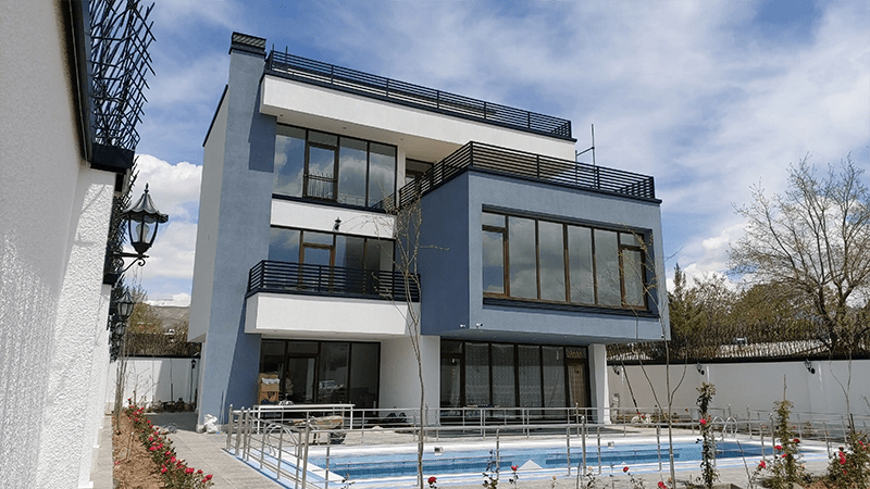 10 نمای ساختمان ویلایی کوچک ایرانی | طرح های برتر