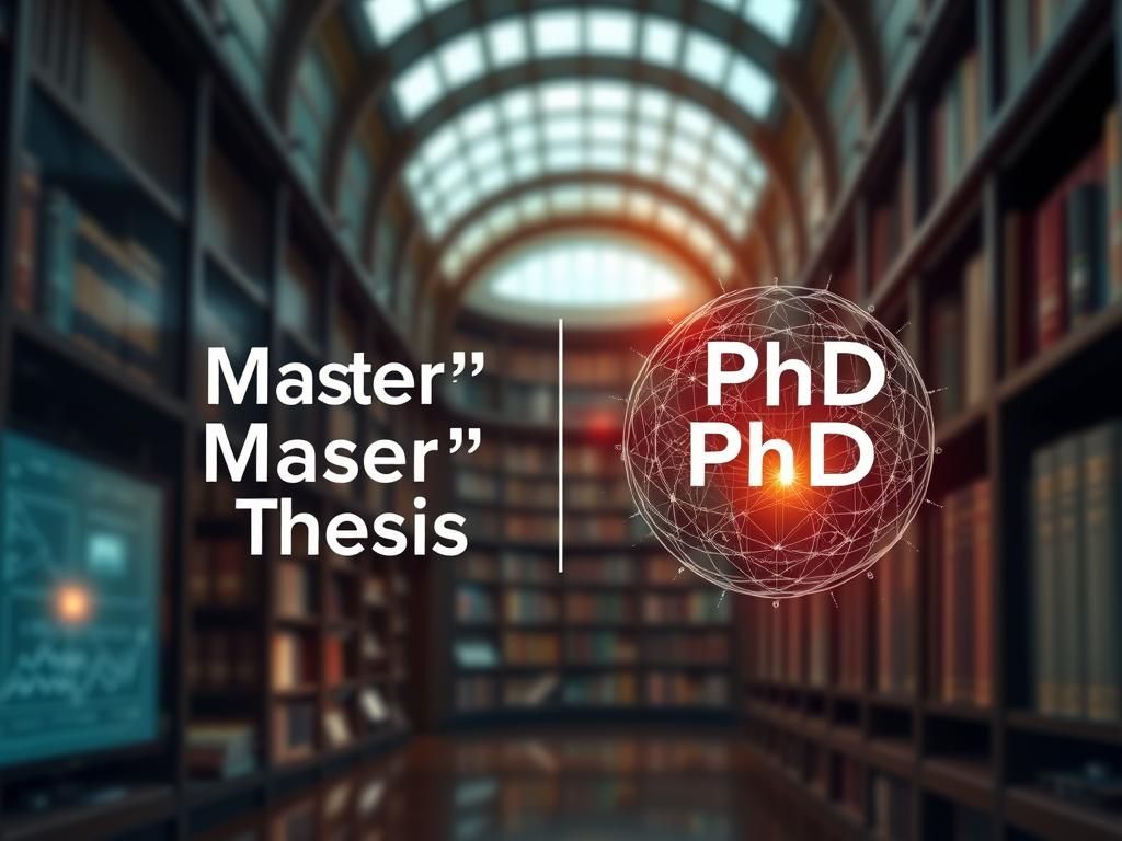 تفاوت پایان‌نامه‌های ارشد و دکتری در جستجو