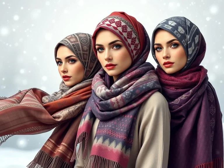 جدیدترین ترندهای شال و روسری زمستان ۱۴۰۴