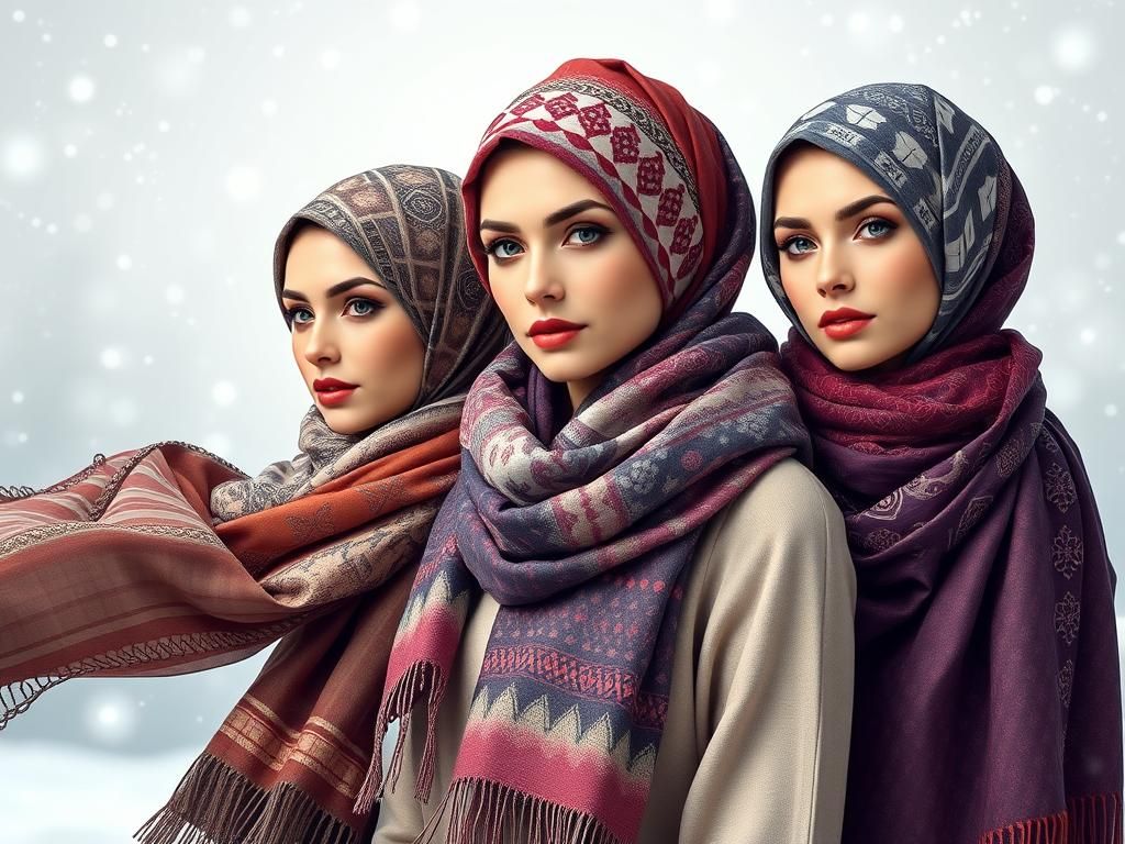 جدیدترین ترندهای شال و روسری زمستان ۱۴۰۴