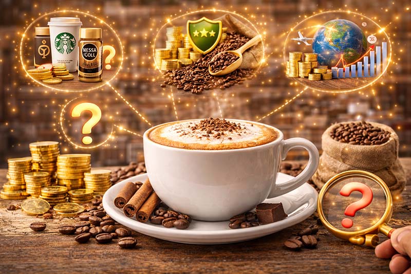 قیمت کاپوچینو خارجی به چه عواملی بستگی دارد؟